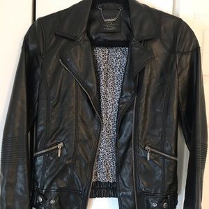 Zara TRF leather jacket